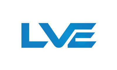 Connected LVE Letters logo Design Linked Chain logo Concept	