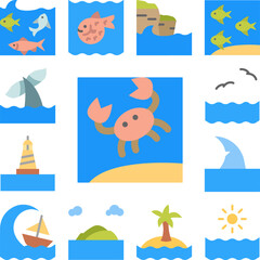 Tattoo needles icon in a collection with other items