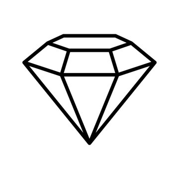 Diamond icon. jewellery sign. vector illustration