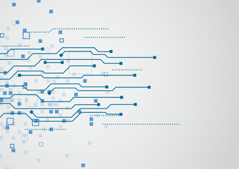 technology background with hi-tech digital data