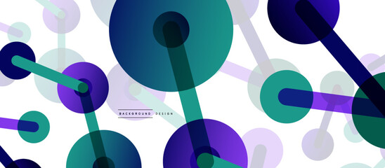 Network concept abstract background. Dots connection. Big data idea. Business template for wallpaper, banner, background or landing