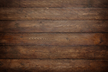 Rustic wooden background.Natural planked wood.Vintage brown wood backdrop texture. Old painted wood...