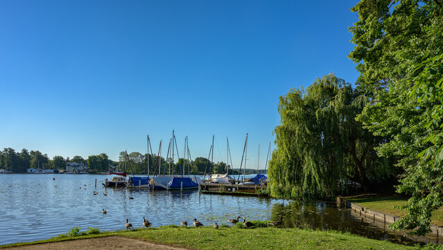 Freizeitparadies: Ufer der Dahme am "Siegertplatz" in Zeuthen