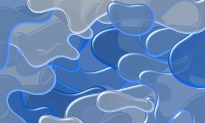 blue jelly background