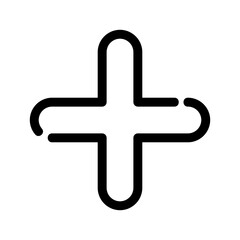 Obraz premium add icon or logo isolated sign symbol vector illustration - high quality black style vector icons 