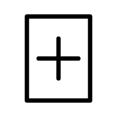 Obraz premium add icon or logo isolated sign symbol vector illustration - high quality black style vector icons 