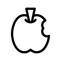 apple icon or logo isolated sign symbol vector illustration - high quality black style vector icons
