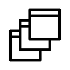 Fototapeta premium browser icon or logo isolated sign symbol vector illustration - high quality black style vector icons 