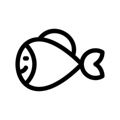 fish icon or logo isolated sign symbol vector illustration - high quality black style vector icons
