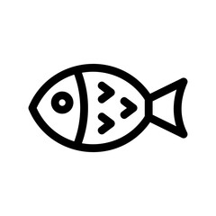 fish icon or logo isolated sign symbol vector illustration - high quality black style vector icons
