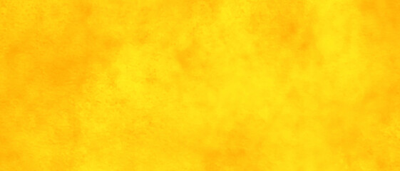 Obraz premium Abstract shinny and soft orange or yellow background texture with grainy stains, bright and shinny yellow or orange watercolor shades grunge background with space for your text.