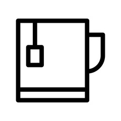 tea icon or logo isolated sign symbol vector illustration - high quality black style vector icons
