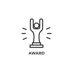 award line icon. linear style sign for mobile concept and web design. Outline vector icon. Symbol, logo illustration. Vector graphics