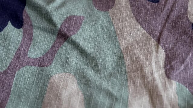 camouflage fabric coloring for the military, hunters and fishermen