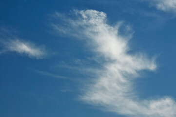 blue sky with clouds