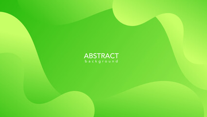 Abstract green background with wave