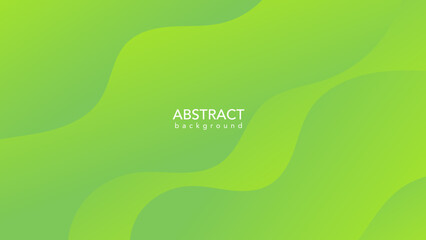 Abstract green background with waves