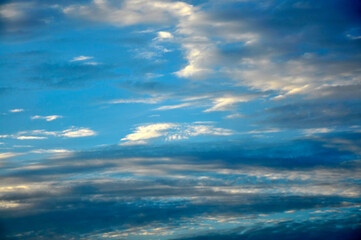 Obraz premium sunset over the clouds