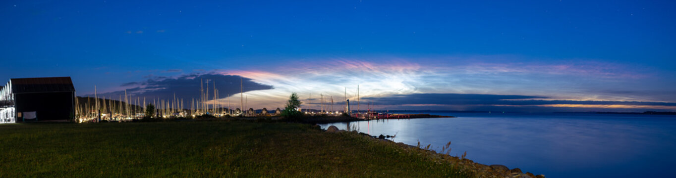 Skive Lysende Nat skyer 