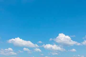 Blue sky background with clouds