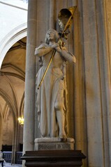 Paris, France 03.23.2017: Great gothic church of Saint Germain l´Auxerrois in Paris
