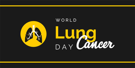 world lung cancer day. Holiday concept. Template for background, banner, card, poster, t-shirt with text inscription