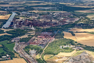 Luftbild Salzgitter AG, Blick von Süden