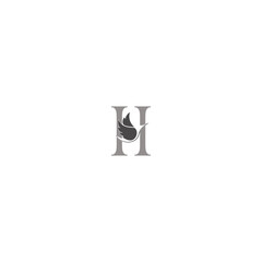 letter H  logo vector illustration