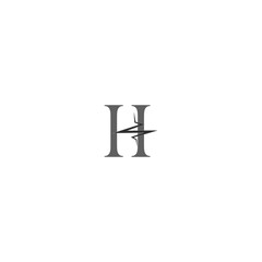 letter H  logo vector illustration