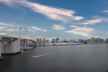 Fototapeta na wymiar Tokyo Rainbow Bridge 