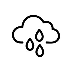 Weather icon logo. Weather forecast icon