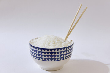 bowl of rice on the table