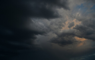 Fototapeta dunkle Wolken obraz