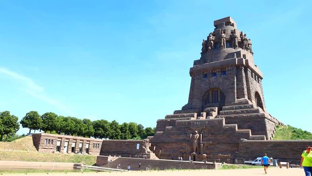 monument to the battle of nations in Leipzig Germany