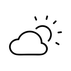 Weather icon logo. Weather forecast icon