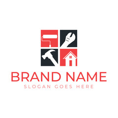 Build Concept, Vector Illustration Logo Design