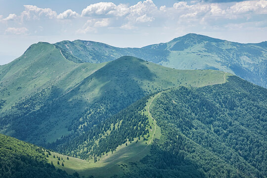 Mountain landscape from Big Rozsutec, Little Fatra, Slovakia