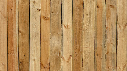 Fototapeta na wymiar Textured background made of pine boards.