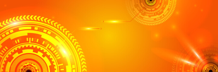 Website header or banner design with abstract geometric background and connecting dots and lines. Global network connection. Digital technology with plexus background and space for your text.