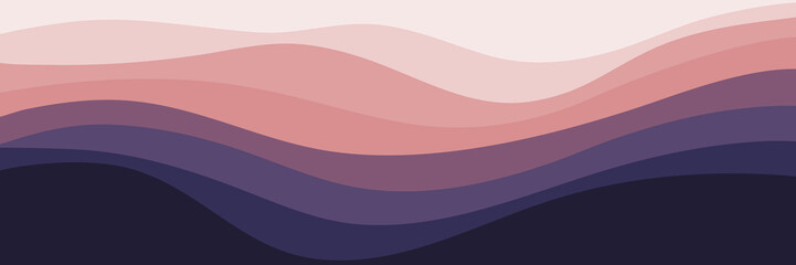 Fototapeta premium colorful seamless wave pattern vector design for wallpaper, backdrop, background, web banner, and design template