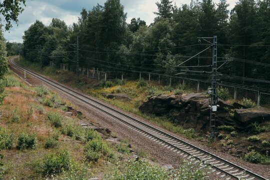 railway in the countryside