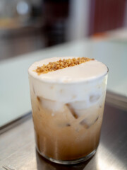 cafe coffee ade ice tea juice cocktail menu design 