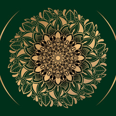 Floral ornamental mandala design background