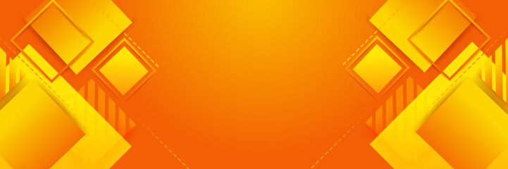 Obraz premium orange background design . abstract orange banner vector illustration