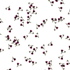 Abstract pattern of flowers in abstract
