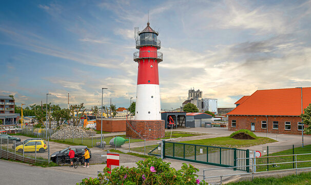 Leuchtturm B&uuml;sum/Nordsee