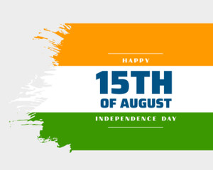 15 august independence day of india celebration poster design - obrazy, fototapety, plakaty