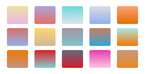 multicolor gradients vibrant combinations collection background