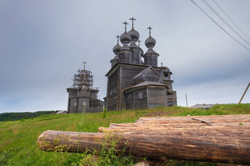 St. Nicholas Church in the village Vorzogory in Onega area of Arkhangelsk region in Russia,