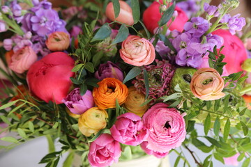 Ramo flores colorido